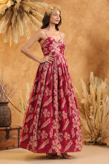 Buy_B'Infinite_Mocha Hibiscus Gown 