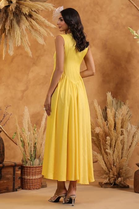B'Infinite Sunshine Pearl Midi Dress 