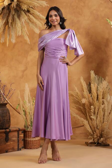 B'Infinite_Lilac Grace Bow Dress _at_Aza_Fashions