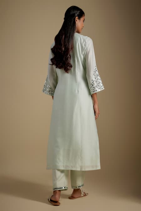 Asaga Lustora Mirror Work Kurta Set 