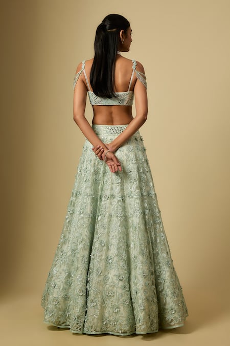 Asaga Zinger Embroidered Lehenga Set 