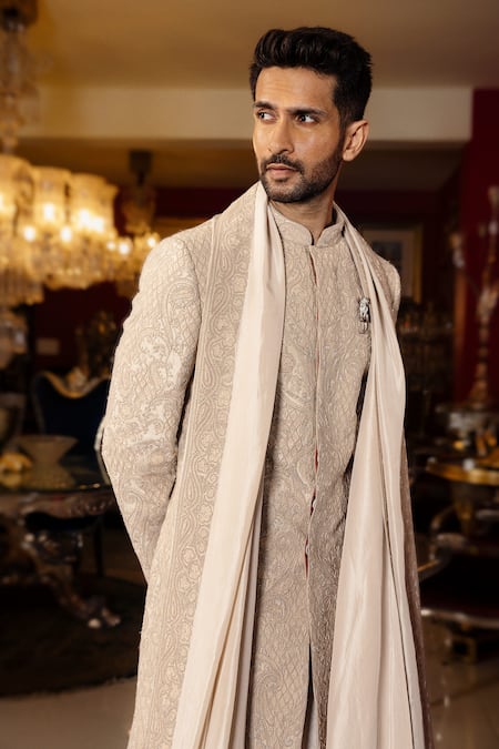 Dolly J Auron Dori Embroidered Jacket Set 