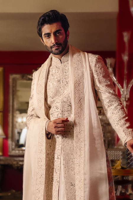 Dolly J Taaren Threadwork Embroidered Jacket Set