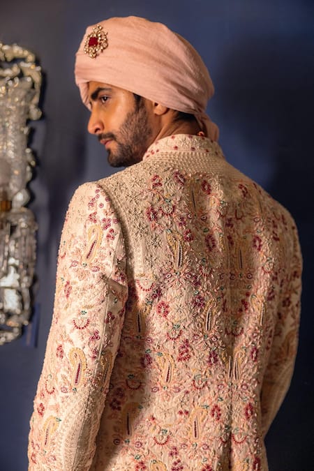 Dolly J Serenelle Embroidered Sherwani Jacket & Kurta Set 