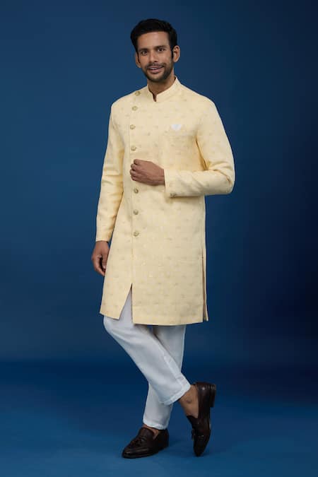 Arihant Rai Sinha Sequin Embroidered Sherwani Set 