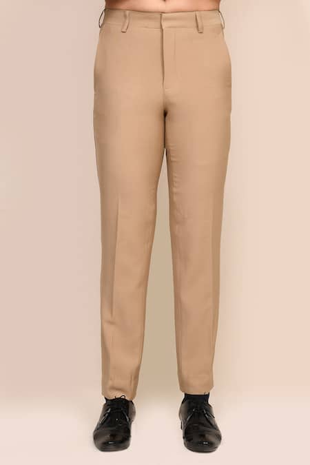 Aryavir Malhotra_White Linen, Satin Embroidery Tiger Work Shirt _Online_at_Aza_Fashions