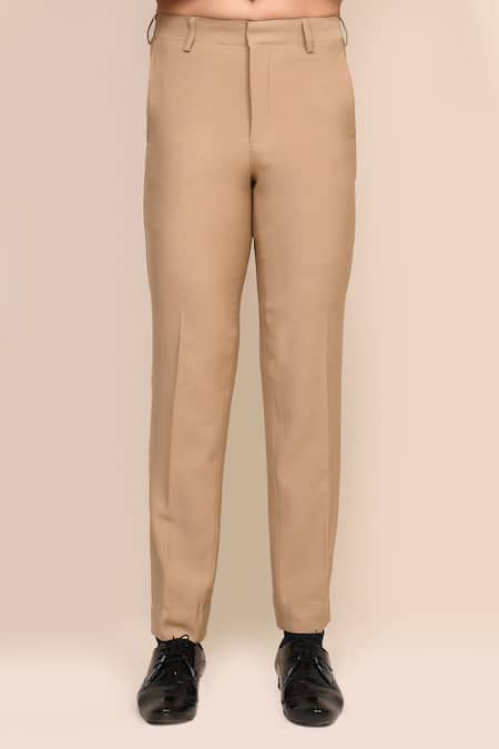 Aryavir Malhotra_Navy Blue Terry Rayon Shirt _Online_at_Aza_Fashions