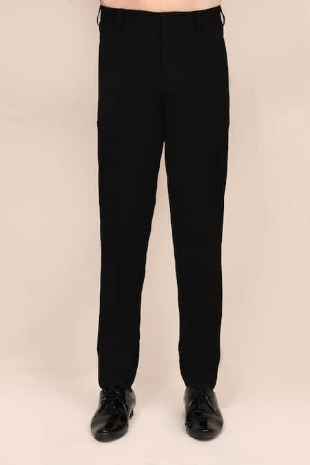 Aryavir Malhotra_Sky Blue Linen Embroidery Hand Work Shirt _Online_at_Aza_Fashions