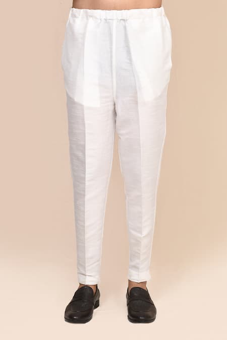 Arihant Rai Sinha_Purple Rayon Embroidery Hand Bundi Kurta Set _Online_at_Aza_Fashions