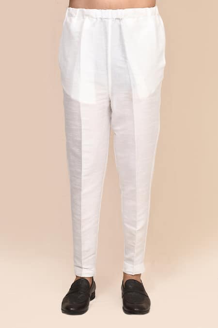 Shop_Arihant Rai Sinha_Black Embroidery Bundi Kurta Set _Online_at_Aza_Fashions