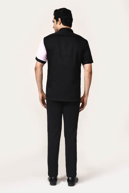 Aryavir Malhotra Multicolour Giza Cotton Shirt 