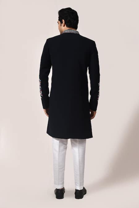 Arihant Rai Sinha Floral Embroidered Sherwani Set 