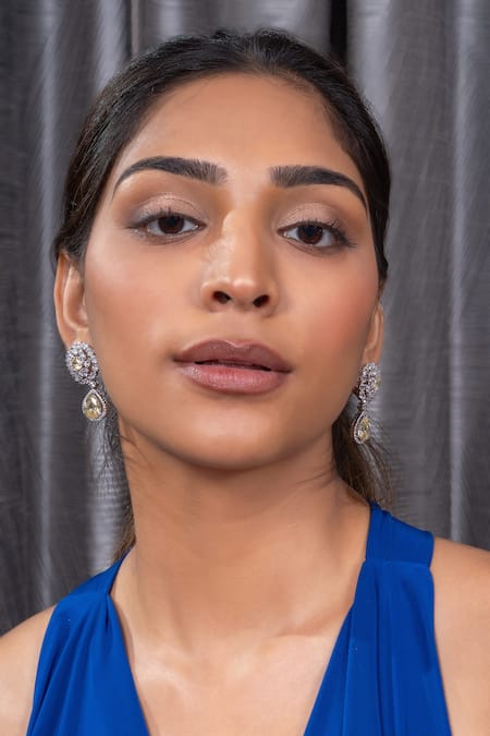 Ananta Jewels Marquise & Topaz Embellished Earrings 