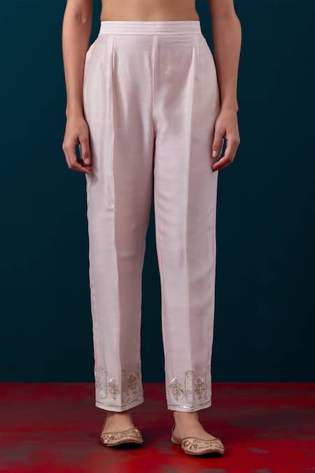 Anantaa By Roohi Floral Buds Embroidered Kurta & Pant Set at Aza Fashions Anantaa By Roohi_Floral Buds Embroidered Kurta & Pant Set _at_Aza_Fashions