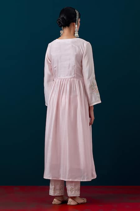 Shop Anantaa By Roohi Yoke Embroidered Anarkali With Pant at Aza Fashions Shop_Anantaa By Roohi_Yoke Embroidered Anarkali With Pant _at_Aza_Fashions