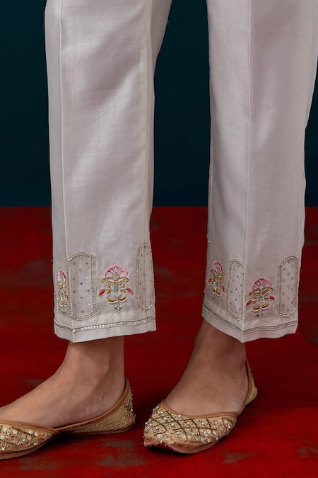 Buy Anantaa By Roohi Embroidered Gathered Anarkali With Pant Online at Aza Fashions Buy_Anantaa By Roohi_Embroidered Gathered Anarkali With Pant _Online_at_Aza_Fashions