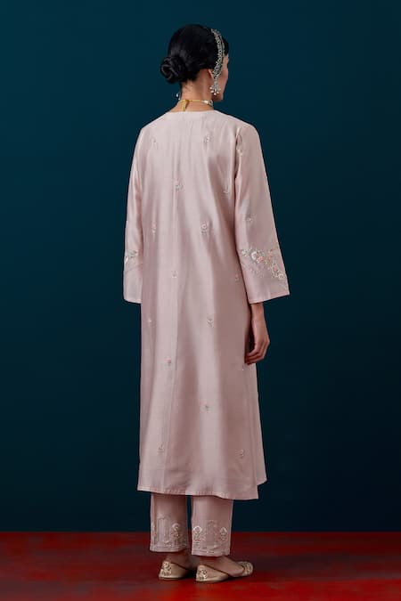 Anantaa By Roohi Florette Embroidered Kurta With Pant 