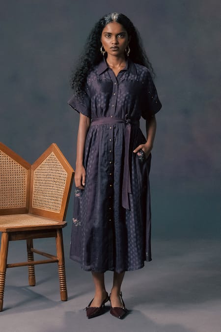 Arcvsh By Pallavi Singh Lavender Lace Dress  