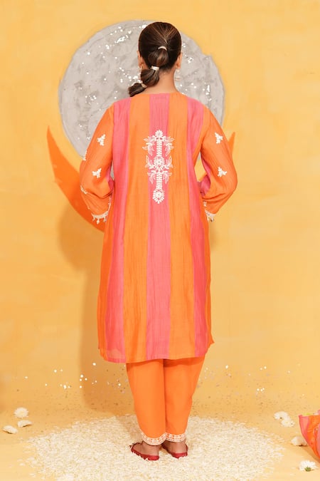 Jyoti Bansal Colorblock Kurta Set 
