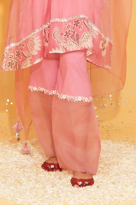 Jyoti Bansal_Placement Print Kurta Set _Online_at_Aza_Fashions