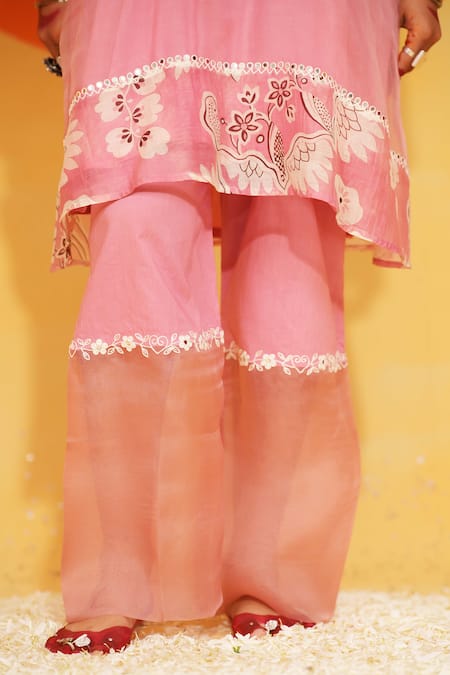 Jyoti Bansal_Placement Print Kurta Set _at_Aza_Fashions