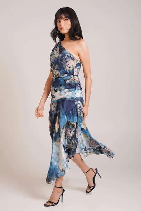 Advait_Nuri One Shoulder Dress _Online_at_Aza_Fashions