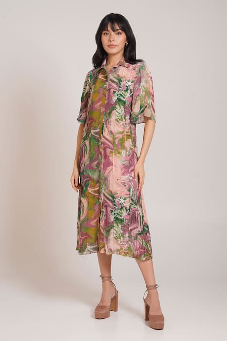 Advait Ira Pleated Dress 