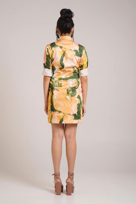 Advait Ceri Printed Blazer Dress 