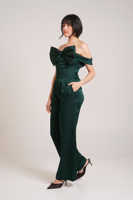 Advait_Koru Bow Top & Trouser Set _at_Aza_Fashions