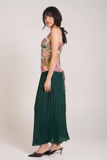 Advait_Ira Embroidered Top With Skirt _Online_at_Aza_Fashions