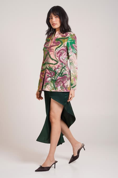 Advait Ira Embroidered Blazer Set