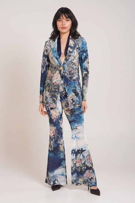 Advait Nuri Printed Blazer Set 