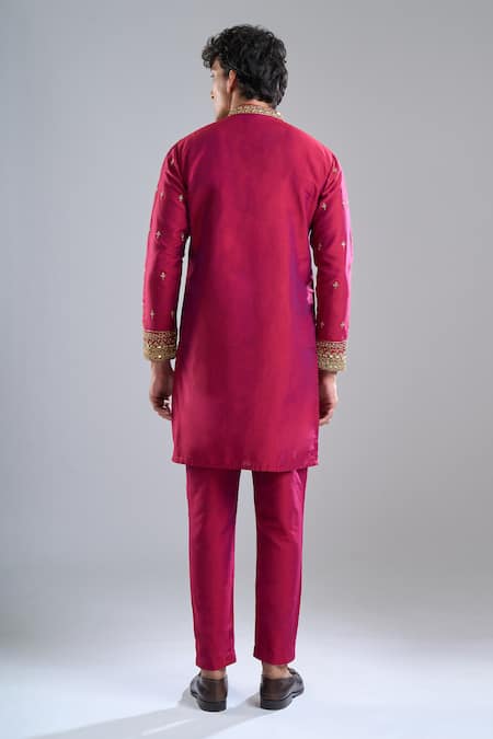 Arihant Rai Sinha Zardozi Work Kurta With Dupatta 