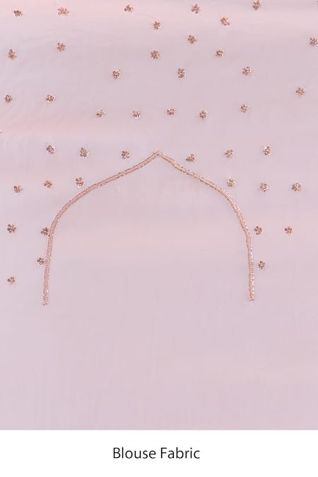 Shop_Azeera_Pink Sequins, Embroidery, Zari Saree With Unstitched Blouse Piece_Online_at_Aza_Fashions