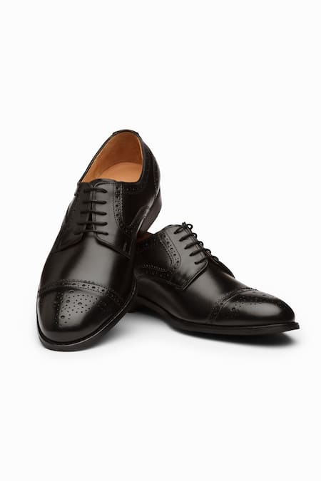 Dapper Shoes Toecap Derby Brogue Shoes 