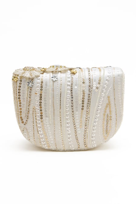 Doux Amour Fiona Embroidered Clutch 