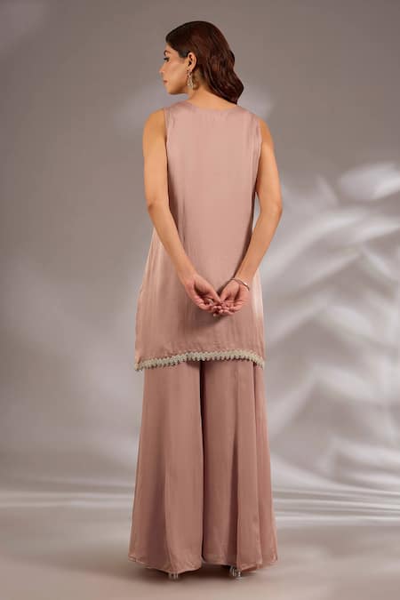 Studio A Satin Organza Kurta Sharara Set 