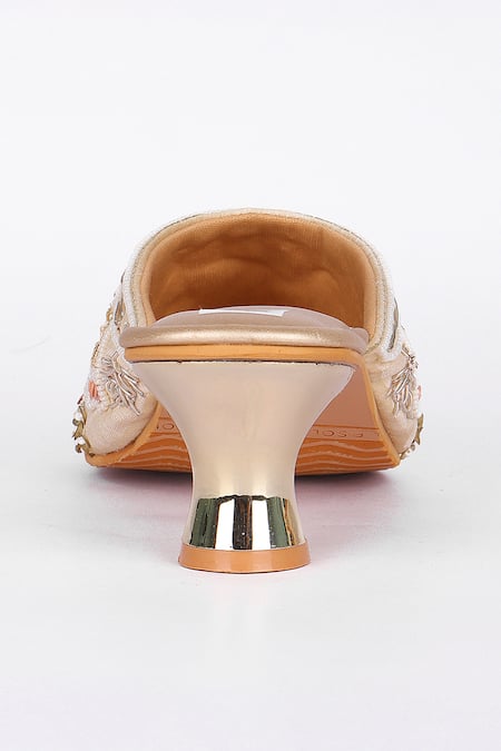 Buy_Fuchsia by aashaka mehta_Multi Color Star Light Embroidered Mojaris _Online_at_Aza_Fashions