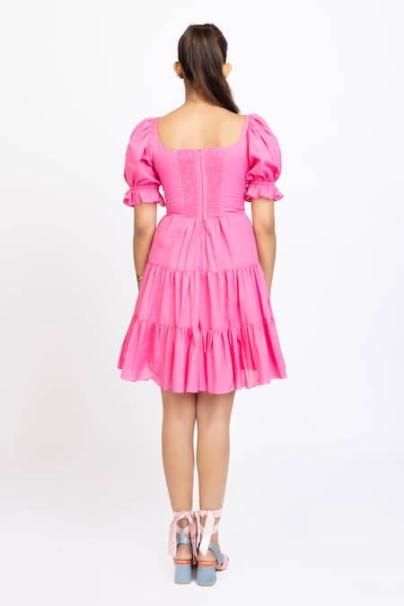 Dev And Viv Floral Pattern Short Dress 