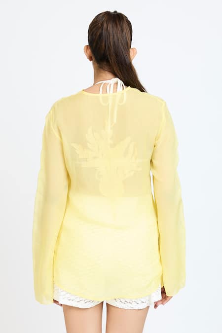 Dev And Viv Tonal Embroidered Shirt 