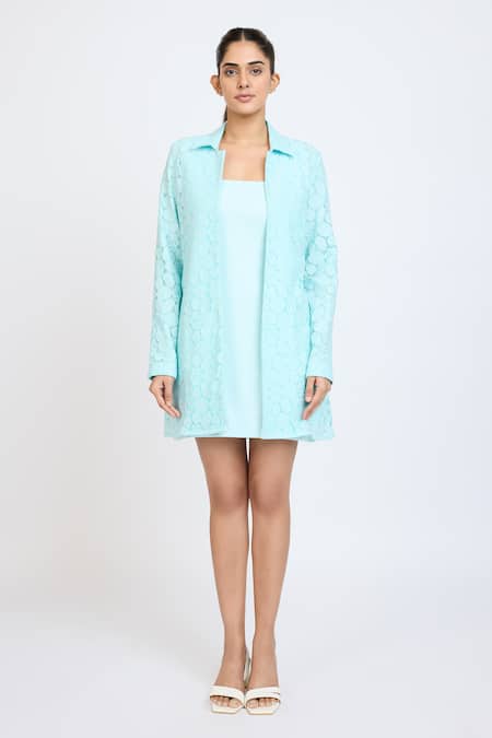 Dev And Viv Lace Embroidered Jacket 