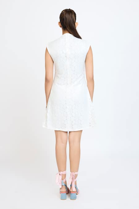 Dev And Viv Embroidered Lace Dress 
