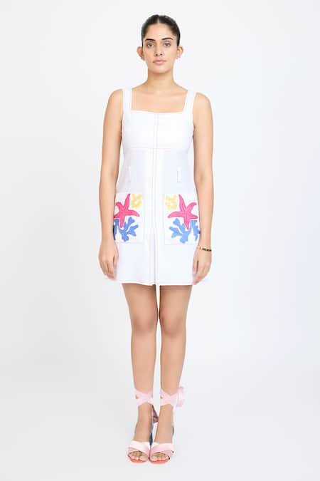 Dev And Viv Under Water Pattern Dress 