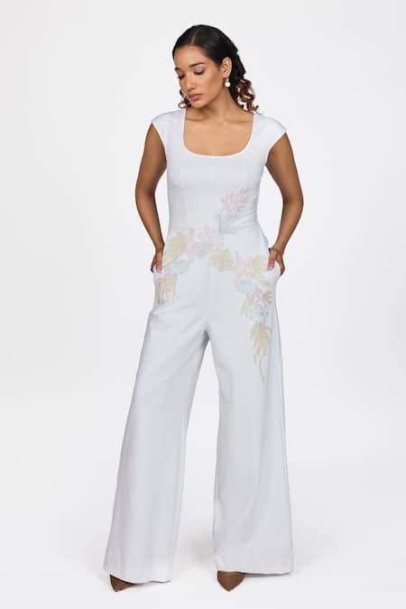 Dev And Viv Floral Patterm Jumpsuit 