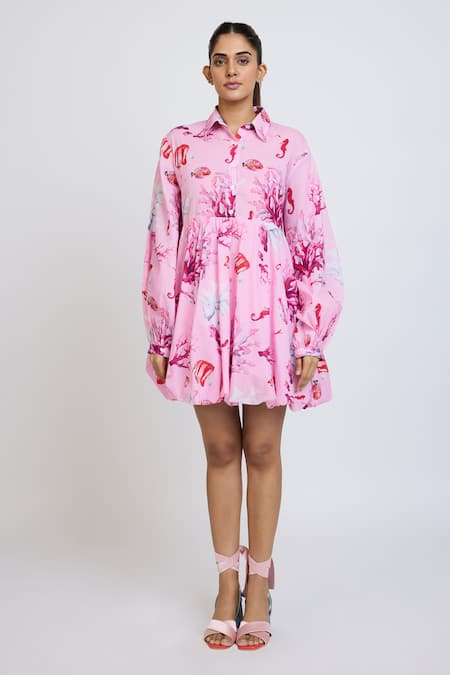 Dev And Viv Floral Pattern Dress 