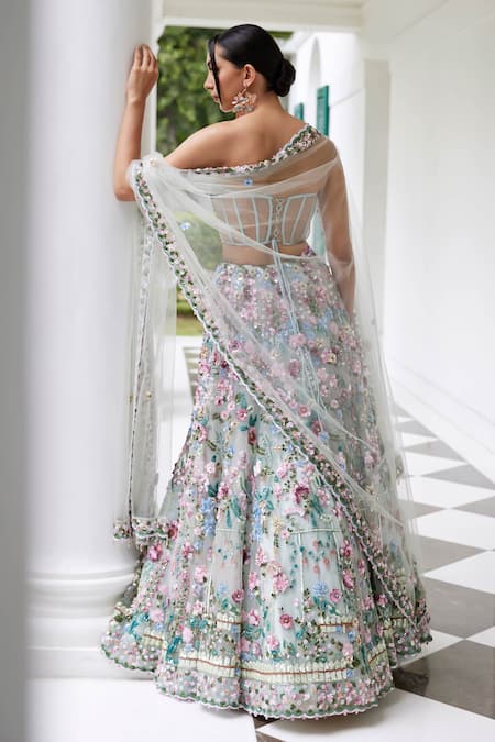 Opus Atelier Embroidered Lehenga Set 