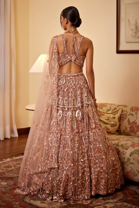 Opus Atelier Mirror Embroidered Lehenga Set 