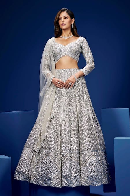 Opus Atelier Zephyr Embroidered Lehenga Set 