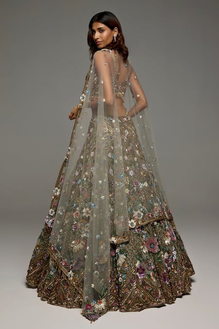 Opus Atelier Kaelyn Embroidered Lehenga Set 