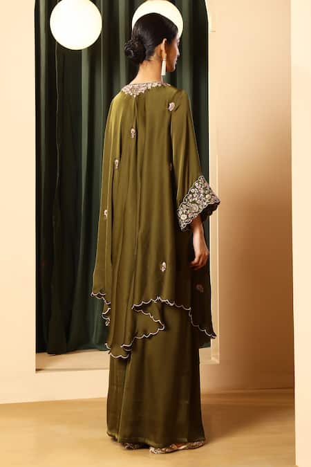 House Of Supriya Embroidered Kurta With Palazzo 